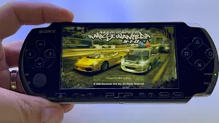 NFS Need for Speed Most Wanted | PSP handheld gameplay