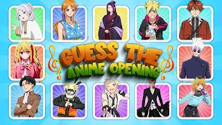 Guess ANIME OPENING in 5 SECONDS 💯🎙️ | Most Popular Animes 2024 | One Piece,Naruto Shippuden,Bleach🔥