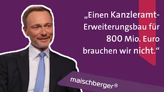 Bundesfinanzminister Christian Lindner (FDP) über den Haushalt 2024 | maischberger