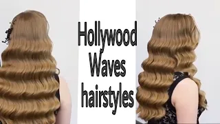 Old hollywood waves | hollywood waves tutorial | how to do hollywood waves | Curl hairstyles