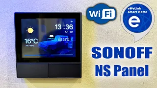 MIRACLE Wifi switch SONOFF NS Panel with MONITOR and THERMOSTAT