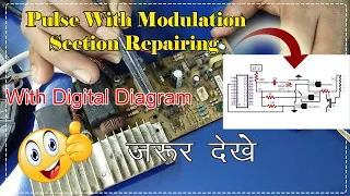 Pulse With Modulation Section || With Digital Diagram Explain || Raj Induction ||