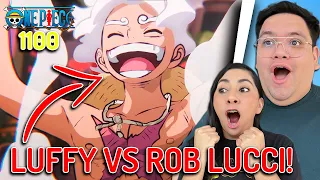 LUFFY VS ROB LUCCI 👊🏻 | one piece 1100 reaccion