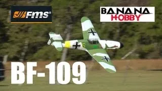 Banana Hobby / FMS Messerschmitt BF-109 Review & Build Guide By Rich Baker in HD