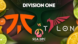 Fnatic vs Talon Game 2 - DPC SEA Div 1: Summer Tour w/ GoDz & Xyclopz