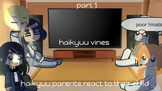 haikyuu parents react to their son vines -haikyuu react (vines)