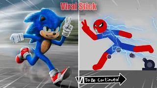 Sonic vs Stickman | Stickman Dismounting funny and epic moments | Like a boss compilation #85