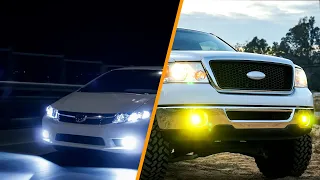 Amber Vs White Led Fog Lights | Which is Best Automotive Light Color Temperature?