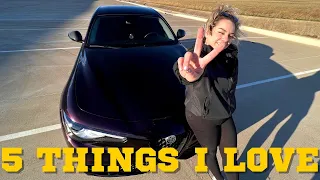 5 Things I Love About My Alfa Romeo Giulia !!!