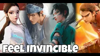 『AMV』 Yang-Jian | Feel Invincible | Light Chaser Animation