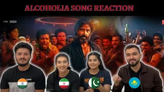 ALCOHOLIA Song Reaction | Vikram Vedha | Hrithik Roshan | Saif Ali Khan | 4 idiots react