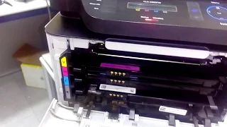 How to reset Samsung CLX-3305 Printer imaging unit