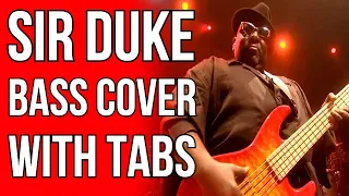 Sir Duke Bass Cover (with tab) - Nathan Watts - Stevie Wonder