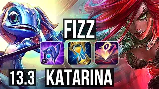 FIZZ vs KATARINA (MID) | 14/1/8, 2.1M mastery, Legendary, 900+ games | EUW Master | 13.3