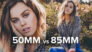 50mm vs 85mm for Portrait Photography + Behind the Scenes