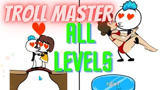 Troll Draw-Troll Master Gameplay All Levels(1 to 100)