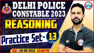 Delhi Police Constable 2023 | Reasoning Practice Set 13, DP Reasoning PYQs, Reasoning By Rahul Sir