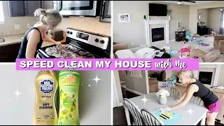 SPEED CLEANING MY HOUSE AFTER WORK | ULTIMATE CLEANING MOTIVATION