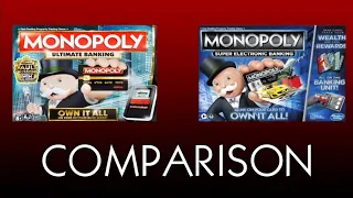 Comparing Monopoly Ultimate And Super Electronic Banking Board Games