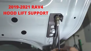 2019-2021 Toyota RAV4 Hood Lift Support Installation