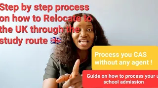 Step by step process how to process ur admission for UK universities 🇬🇧 ...get CAS without agent !!