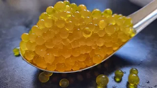 Saffron Caviar | How to make caviar at home | Winning Hearts