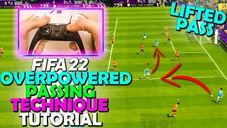 This PASS is HARD to INTERCEPT in FIFA 22 | DOUBLE TAP PASS TECHNIQUE | FIFA 22 PASSING TUTORIAL