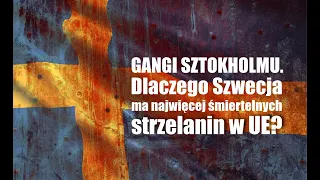 Gangi Sztokholmu Dlaczego Szwecja ma najwięcej strzelanin śmiertelnych w UE