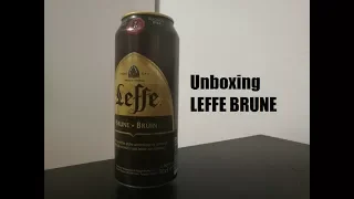 Анбоксинг пива LEFFE BRUNE