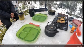 Renovating A Frozen Remote Island Picnic Area Brook Trout And Shore Lunch #83