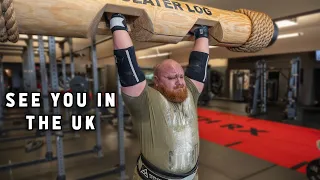 My heaviest log session yet || Last Arnold UK training video