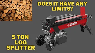 What are the Limitations of Harbor Freight's Central Machinery 5 Ton Log Splitter?