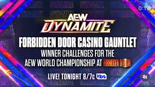 Aew Dynamite 5/29 Casino Gauntlet Live Reaction