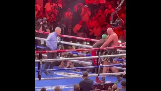 Finishing sequence of Tyson Fury vs Deontay wilder 3 | Fury wins the trilogy