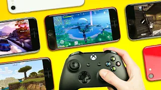 iPhone SE 2020 - GAMING Test! | Fortnite, PUBG, COD Mobile, Asphalt 9, Minecraft (With Controller)