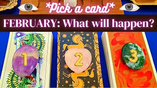 What will happen in FEBRUARY? 👁 PICK A CARD 🦋 Tarot Reading | Detailed 💝