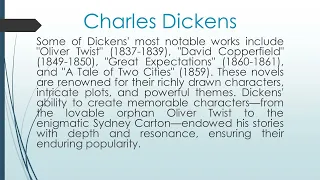 Charles Dickens: Master of Characters & Social Commentary" #LiteraryLegacy 📚🌟#LearnEnglish