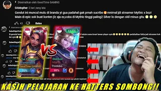 NGASIH PELAJARAN KE HATTERS SOMBONG TAPI SKILL KOSONG!!!