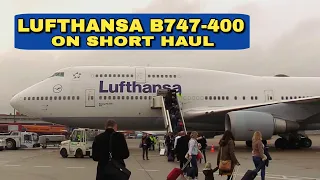 LET'S FLY #17 | Lufthansa | B747-400 | Berlin-Frankfurt | 45 Mins.