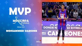 MOHAMED DABONE took the MVP of the Minicopa Endesa | Minicopa Endesa Málaga 2024