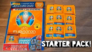 STARTER PACK! Panini EURO 2020 Tournament Edition STICKER COLLECTION!