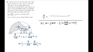 2022학년도 (2021년 시행) 수능 미적분 29번