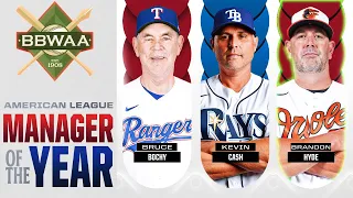 The AL Manager of the Year Award MLB Network (11/14/2023) - MLB Highlights | MLB Seasson 2023