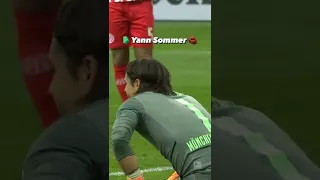 Yann Sommer is literally a brick wall 😵😵😵 @bundesliga