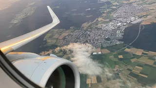 Lufthansa Airbus A320neo powerful Takeoff from Frankfurt Airport (FRA)