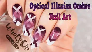 Optical Illusion Ombre Nail Art/ Градиент на ногтях