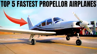 TOP 5 FASTEST PROPELLER AIRPLANES IN THE WORLD