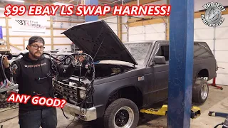 $99 EBAY LS HARNESS for our DIRT CHEAP S10 Drag Truck Build! Project Dime-A-Dozen S10