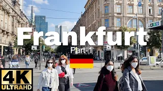 Walking in Frankfurt City Center , Germany (Part-1) 4K 60fps Ultra HD