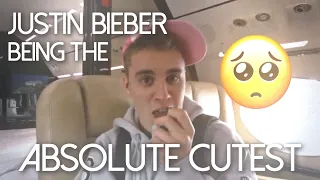 Justin Bieber being the ABSOLUTE CUTEST for 3 minutes 55 seconds